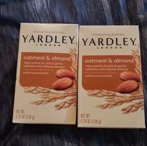 Yardley Oatmeal and Almond 2 boxes